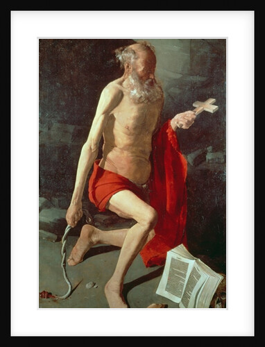 St. Jerome, c.1620 by Georges de la Tour