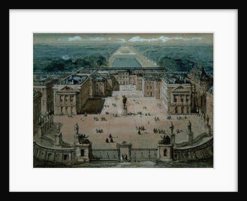 View of Versailles by Luigi Loir