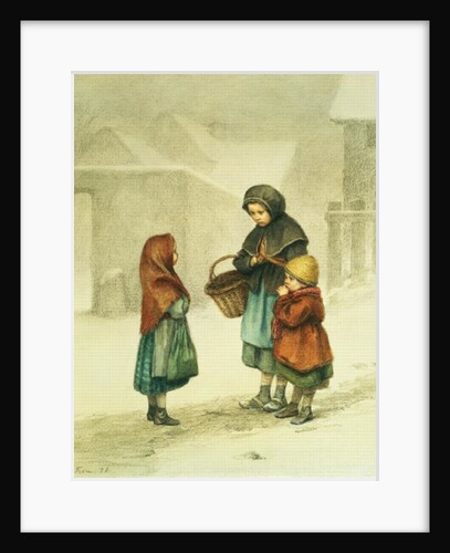 Conversation in the Snow by Pierre Edouard Frere
