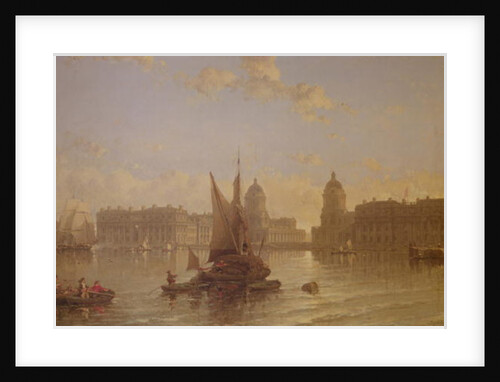 Shipping on the Thames at Greenwich by David Roberts