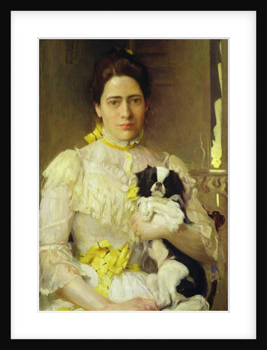 Lady with a lap dog by Eduardo-Leon Garrido