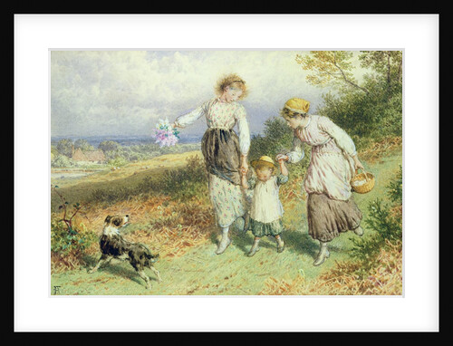 Returning from the Village, 19th century by Myles Birket Foster