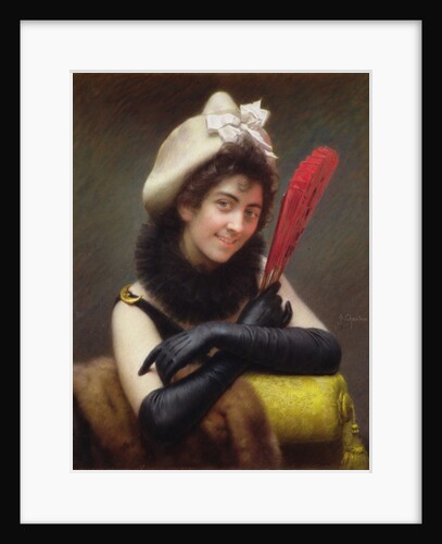 La Coquette by Alexandre-Jacques Chantron
