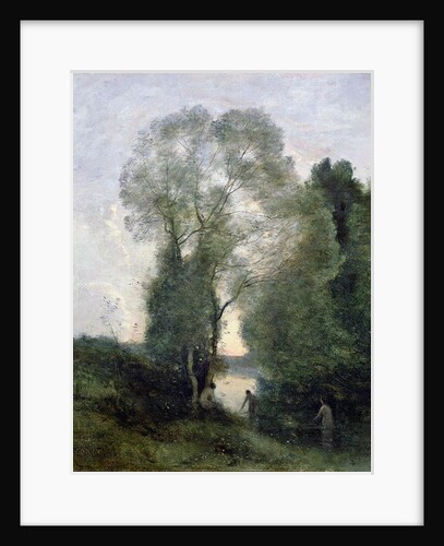 Les Baigneuses by Jean Baptiste Camille Corot