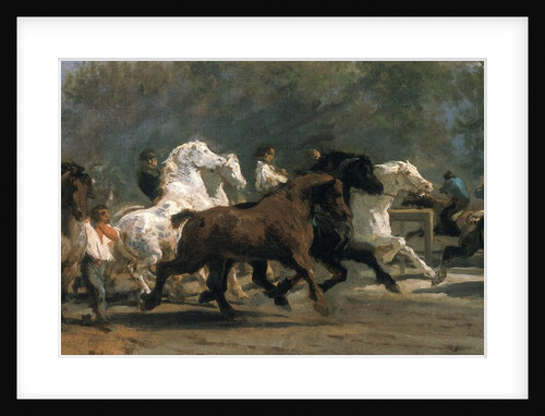 Study for the Horsemarket, 1852-54 by Rosa Bonheur