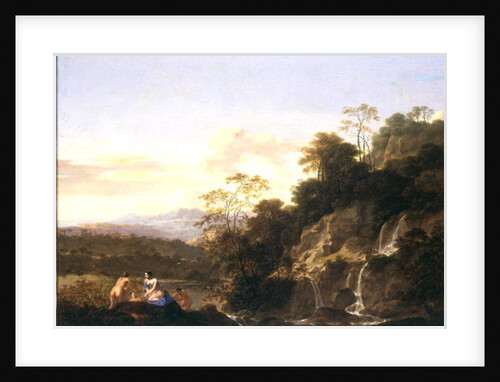 Landscape with Nymphs by Dirck van der Lisse