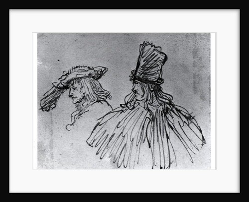 Two Actors by Rembrandt Harmensz. van Rijn