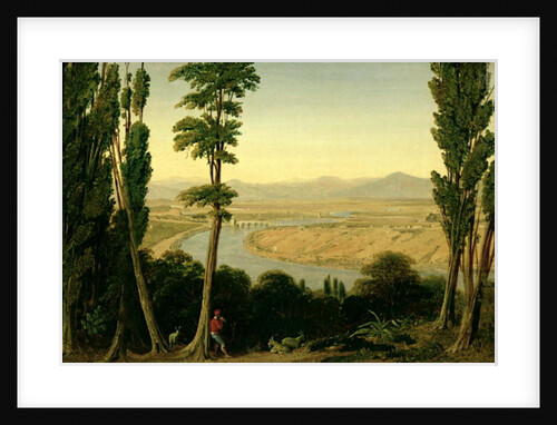 A View of the Tiber and the Roman Campagna from Monte Mario, 1829 by William Linton