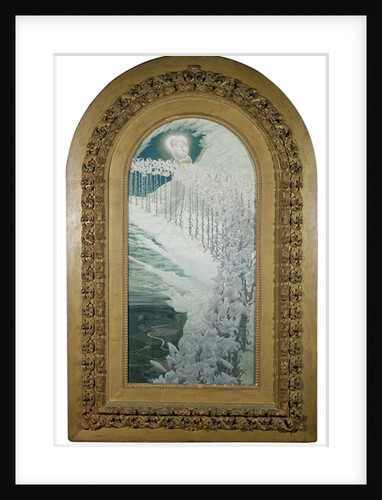 Virgin of the Lilies, 1899 by Carlos Schwabe