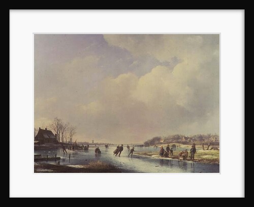 Winter Scene by Andreas Schelfhout