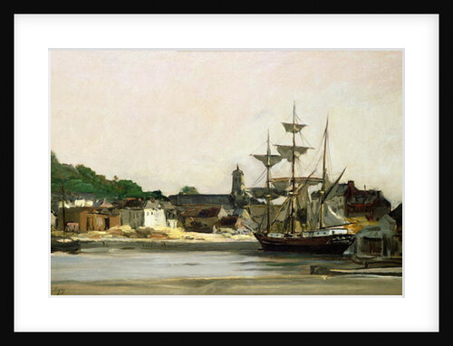 The Harbour at Honfleur by Karl Pierre Daubigny