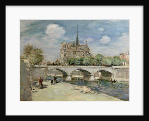 Notre Dame de Paris by Jean Francois Raffaelli
