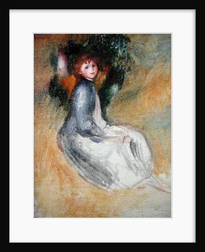 Young Girl Seated, 1885 by Pierre Auguste Renoir