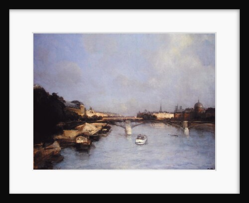 River Seine, Paris by Antoine Vollon