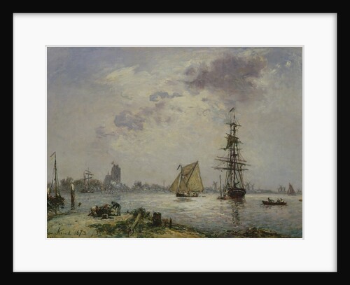 Dordrecht, 1873 by Johan-Barthold Jongkind