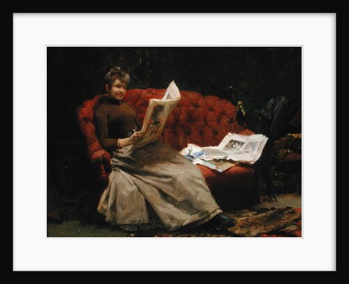 Lady Reading by Ernest Sigismund Witkamp
