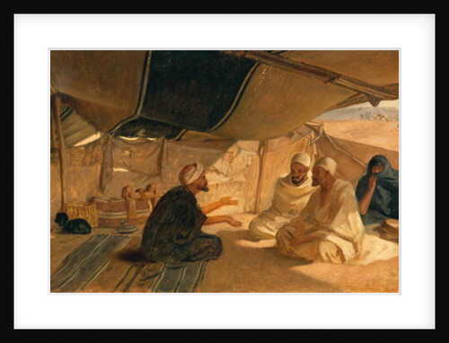 Arabs in the Desert, 1871 by Frederick Goodall