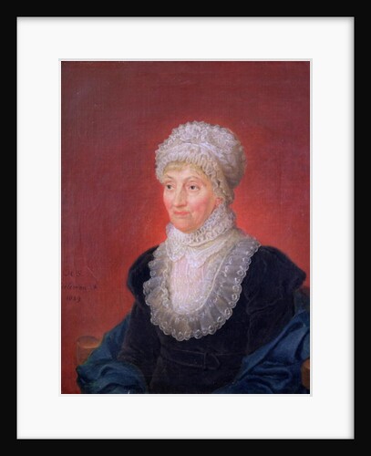 Caroline Herschel, 1829 by Martin Francois Tielemans