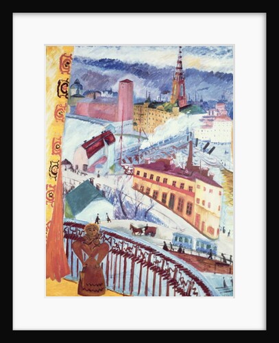 View of Slussen, 1919 by Sigrid Hjerten