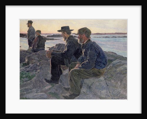 On the Rocks at Fiskebackskil, 1905-6 by Carl Wilhelm Wilhelmson