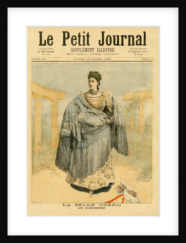 La Belle Otero at the Folies-Bergere by French School