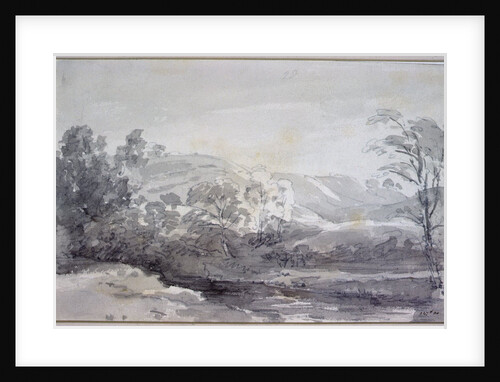 A View in Derbyshire by John Constable