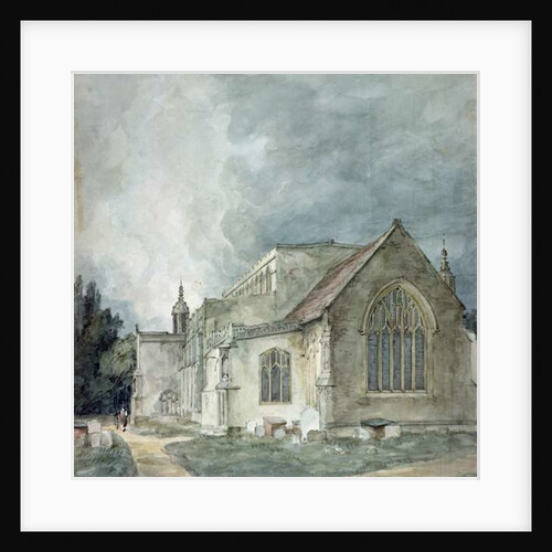 East Bergholt Church, c.1805-11 by John Constable