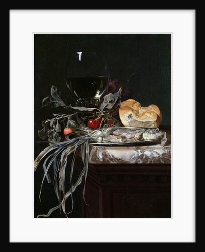 Still Life with Fish Platter by Willem van Aelst