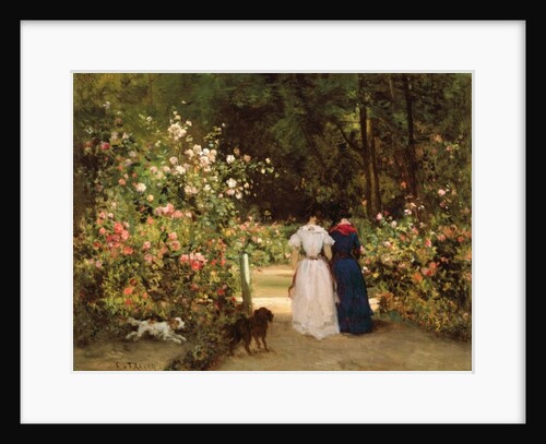 Promenade by Constant-Emile Troyon