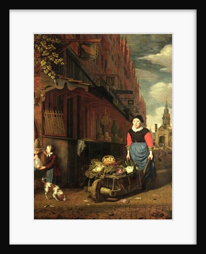 Dutch Genre Scene, 1668 by Michiel van Musscher