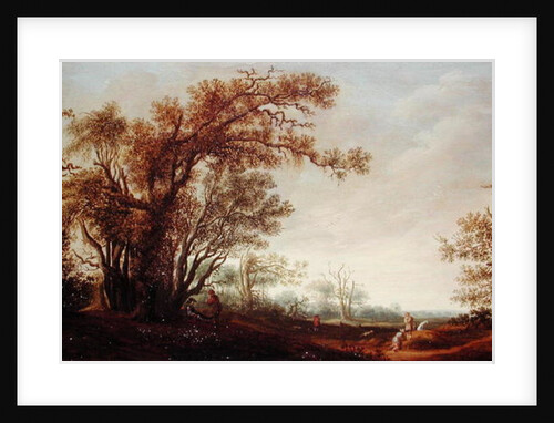 Figures in a Landscape by Jacob van Mosscher