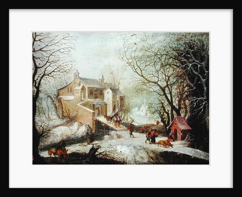 Winter Landscape by Joos or Josse de The Younger Momper