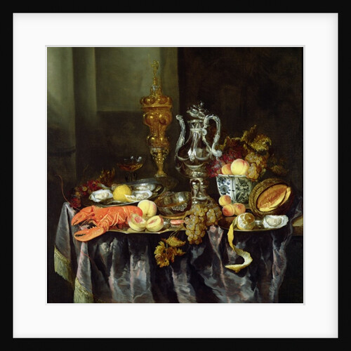 Still Life with Fruit and Shellfish by Abraham Hendricksz van Beyeren