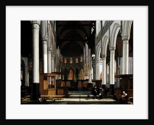 Church Interior by Emanuel de Witte