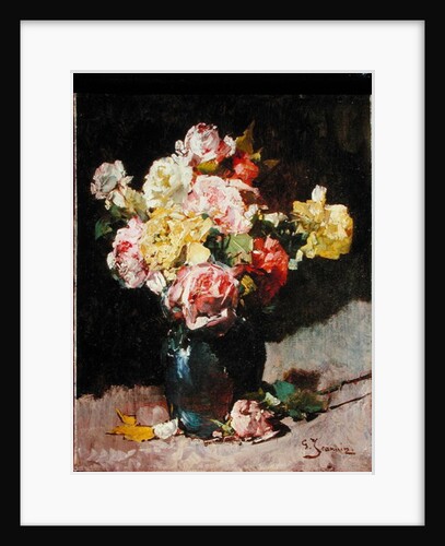 Vase of flowers by Georges Jeannin