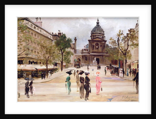 The Sorbonne, Paris, 1912 by Leon-Marie Coutil