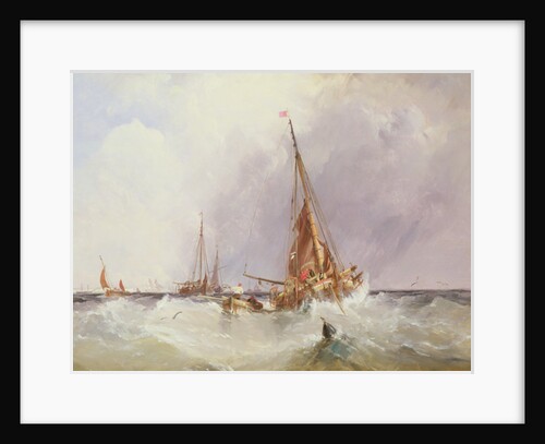 Shipping in the Solent, 19th century by George the Elder Chambers