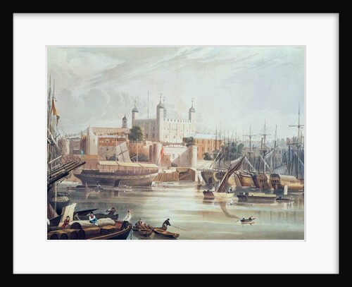 View of the Tower of London by John (after) Gendall