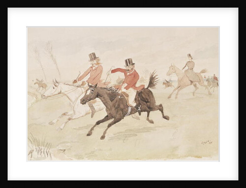 Hunting Scene by School English