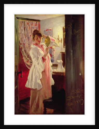 Interior with the Artist's Wife by Peder Severin Kroyer