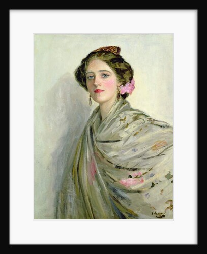 A Fair Spaniard, portrait of Mrs Chowne by John Lavery