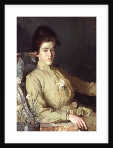 Portrait of a young woman by Charles Wellington Furse