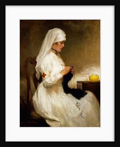 Portrait of a Nurse from the Red Cross by Gabriel Emile Niscolet