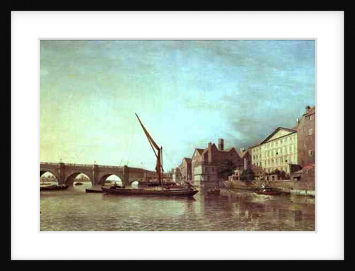 Westminster Bridge in 1747 by Samuel Scott