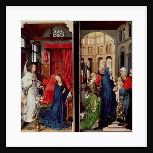 The Annunciation and the Presentation in the Temple by Rogier van der Weyden