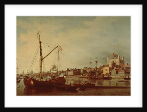 The Tower of London from the Thames by Samuel Scott