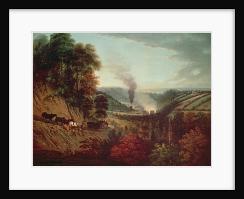 Morning view of Coalbrookdale, 1777 by William Williams