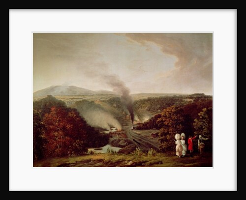 Afternoon view of Coalbrookdale, 1777 by William Williams