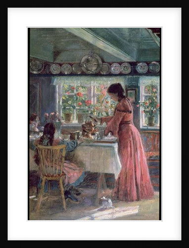 Pouring the Morning Coffee, 1906 by Laurits Regner Tuxen