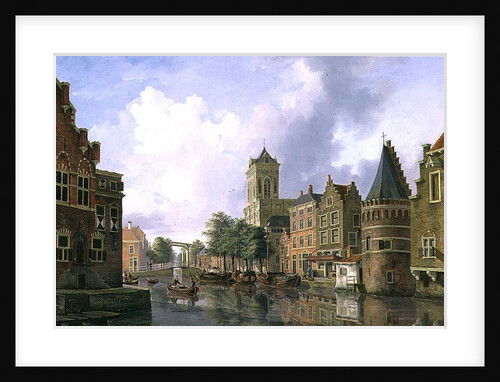 Amsterdam Street Scene by Petrus Beretta